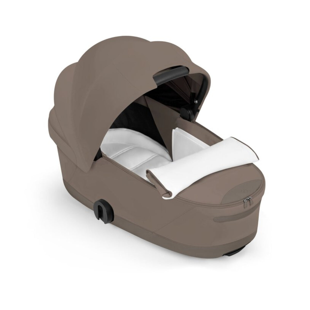 CYBEX PRIAM Fold Lux Carry Cot - Style Collection Coconut Brown - Premium Comfort from Day One