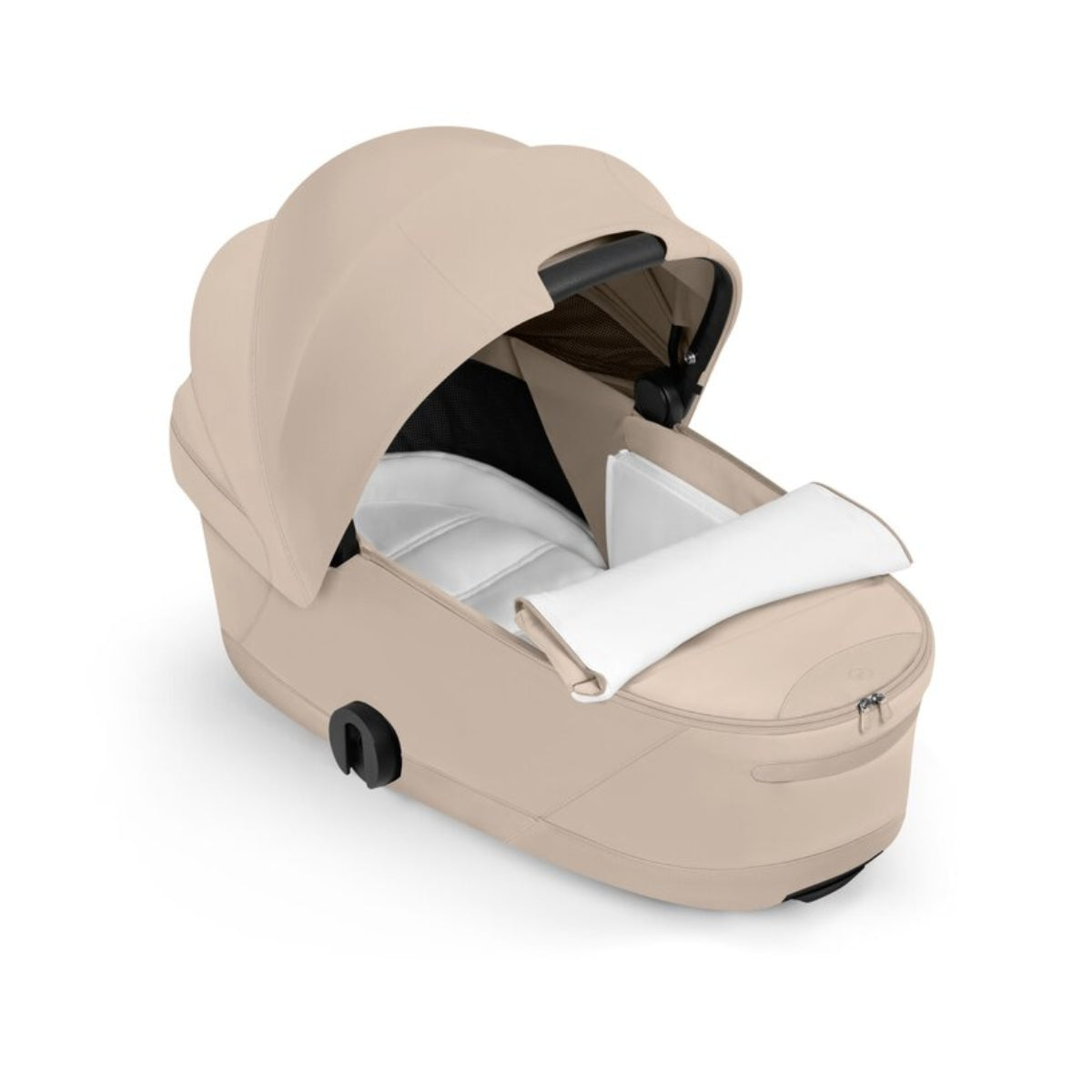 CYBEX PRIAM Fold Lux Carry Cot - Style Collection Cozy Beige - Premium Comfort from Day One