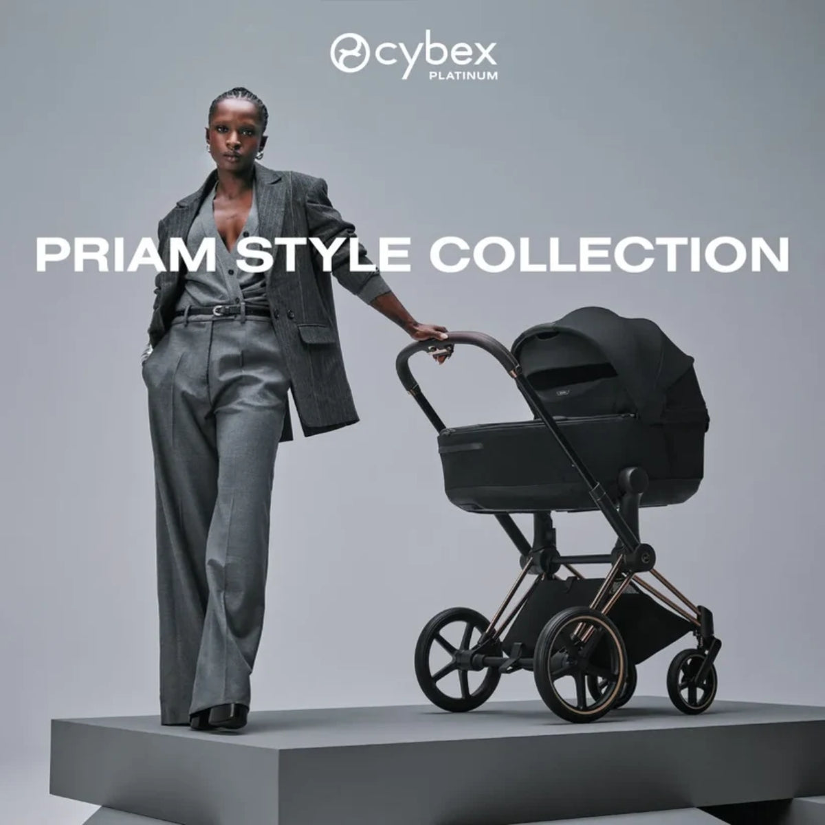 CYBEX PRIAM Fold Lux Carry Cot - Style Collection Cozy Beige - Protection in Every Detail