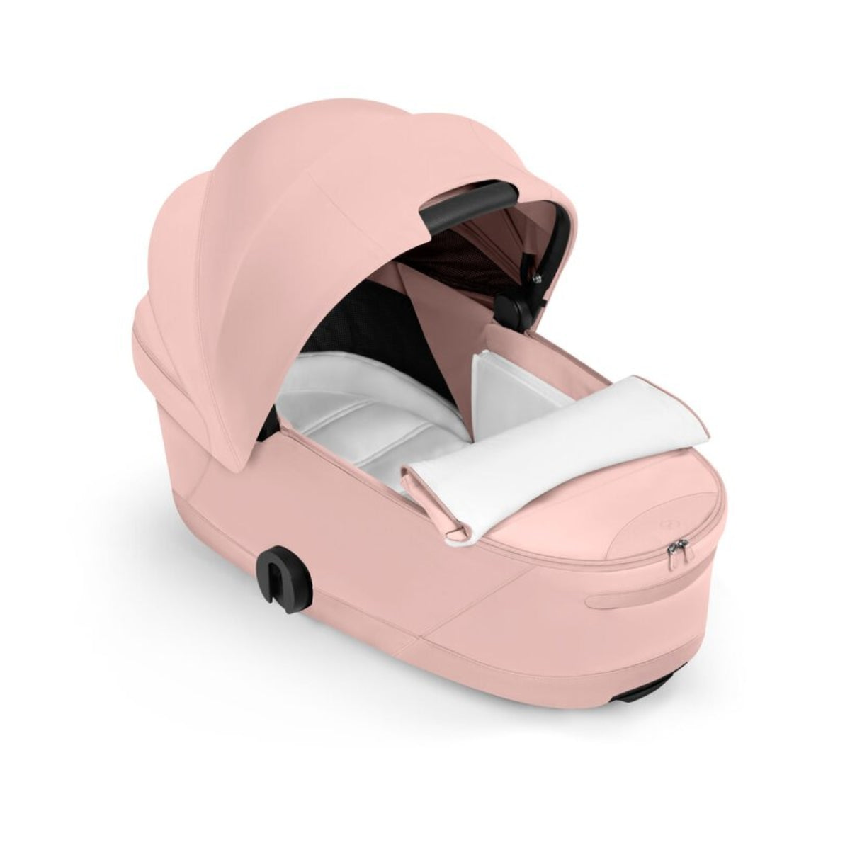 CYBEX PRIAM Fold Lux Carry Cot - Style Collection Peach Pink - Premium Comfort from Day One