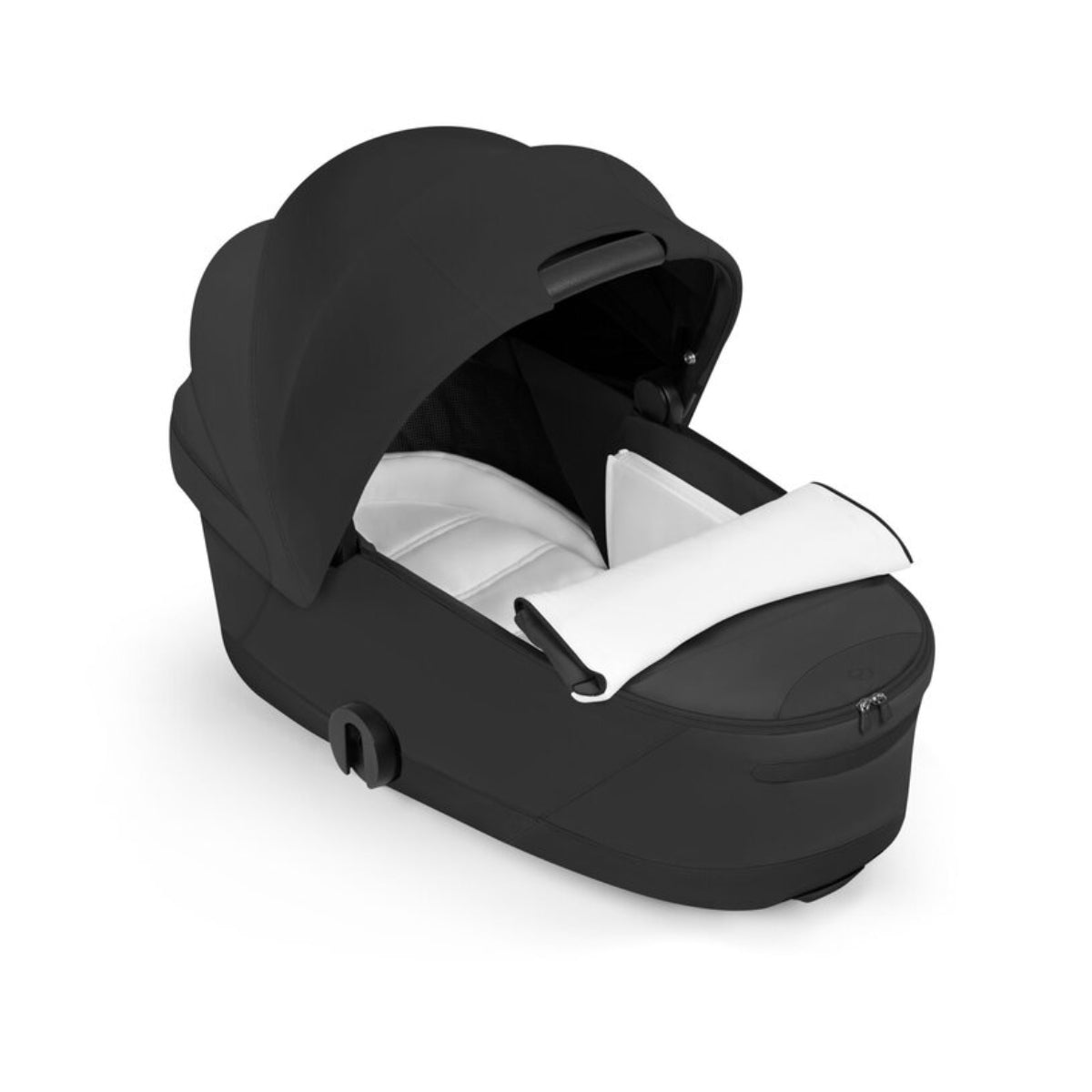 CYBEX PRIAM Fold Lux Carry Cot - Style Collection Sepia Black - Premium Comfort from Day One